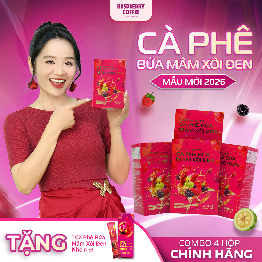 Combo 4 Hộp - Cà Phê Mâm Xôi Đen